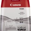 Canon PGI-520 Γνήσιο Πακέτο 2 Μελανιών Εκτυπωτή InkJet Μαύρο (2932B012)