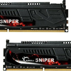 G.Skill Sniper DDR3 8GB RAM με 2x4GB Modules και Ταχύτητα 1866 για Desktop