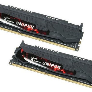 G.Skill Sniper DDR3 8GB RAM με 2x4GB Modules και Ταχύτητα 1866 για Desktop