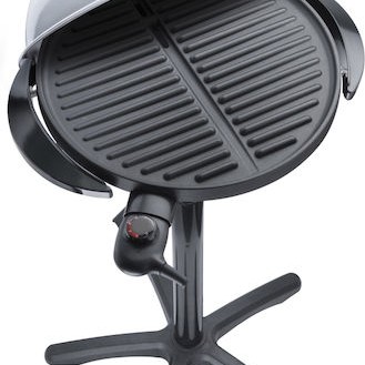 Steba Επιδαπέδια Ηλεκτρική Ψησταριά Αυλακωτής Πλάκας 1800W με Καπάκι και Ρυθμιζόμενο Θερμοστάτη 40x40εκ.