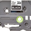 Brother Ταινία Ετικετογράφου 8m x 12mm σε Μαύρο Χρώμα