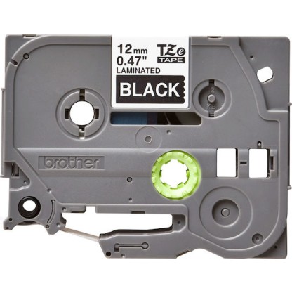 Brother Ταινία Ετικετογράφου 8m x 12mm σε Μαύρο Χρώμα
