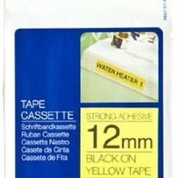 Brother Ταινία Ετικετογράφου σε Μαύρο Χρώμα