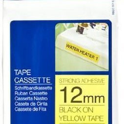 Brother Ταινία Ετικετογράφου σε Μαύρο Χρώμα