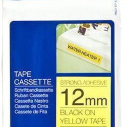 Brother Ταινία Ετικετογράφου σε Μαύρο Χρώμα