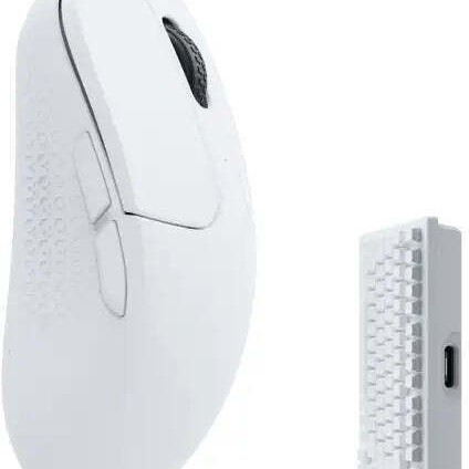 Keychron M3M-A5 Mini 4k Hz Ασύρματο Gaming Ποντίκι 26000 DPI Λευκό