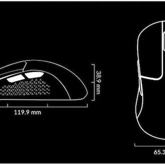 Keychron M3M-A5 Mini 4k Hz Ασύρματο Gaming Ποντίκι 26000 DPI Λευκό