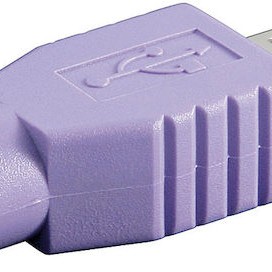 Goobay 68918 Μετατροπέας USB-A male σε PS/2 female Μωβ
