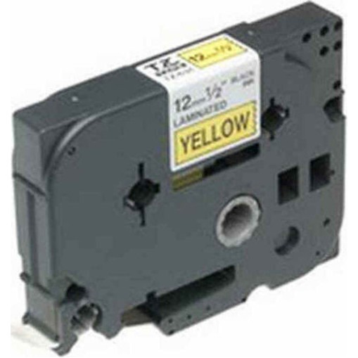 Brother TZE-631 Ταινία Ετικετογράφου 8m x 12mm σε Κίτρινο Χρώμα