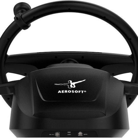 Aerosoft Truck And Bus Τιμονιέρα με Μοχλό Ταχυτήτων και Πετάλια για PC με 1080° Περιστροφής