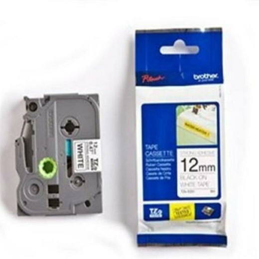 Brother Ταινία Ετικετογράφου 8m x 12mm σε Λευκό Χρώμα
