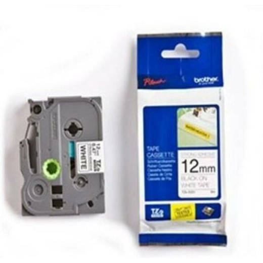 Brother Ταινία Ετικετογράφου 8m x 12mm σε Λευκό Χρώμα