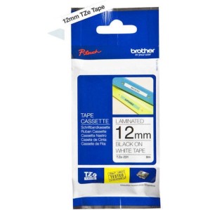 Brother Ταινία Ετικετογράφου 8m x 12mm σε Λευκό Χρώμα