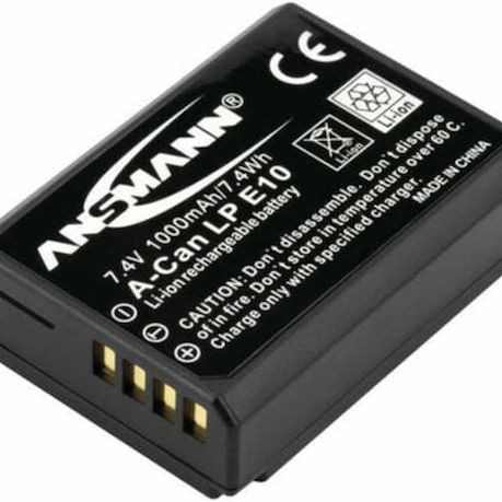 Ansmann Μπαταρία Φωτογραφικής Μηχανής A-Can LP E10 Ιόντων-Λιθίου (Li-ion) 1000mAh Συμβατή με Canon