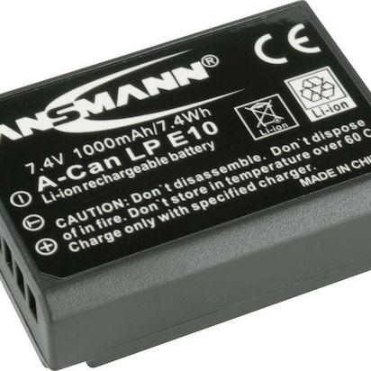 Ansmann Μπαταρία Φωτογραφικής Μηχανής A-Can LP E10 Ιόντων-Λιθίου (Li-ion) 1000mAh Συμβατή με Canon