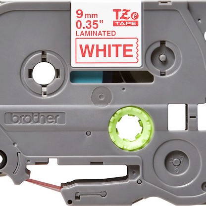 Brother Ταινία Ετικετογράφου 8m x 9mm σε Λευκό Χρώμα