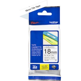 Brother Ταινία Ετικετογράφου 8m x 18mm σε Λευκό Χρώμα