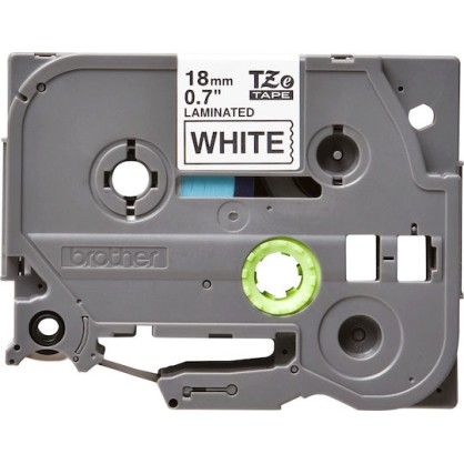 Brother Ταινία Ετικετογράφου 8m x 18mm σε Λευκό Χρώμα