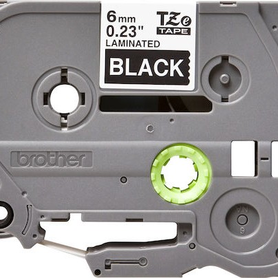 Brother Ταινία Ετικετογράφου 8m x 6mm σε Μαύρο Χρώμα