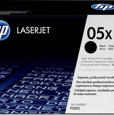 HP 05X Γνήσιο Toner Laser Εκτυπωτή Μαύρο High Yield 6500 Σελίδων (CE505X)