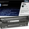 HP 12A Γνήσιο Toner Laser Εκτυπωτή Μαύρο 2000 Σελίδων (Q2612A)
