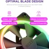 NZXT F120 RGB Duo Case Fan με Σύνδεση 4-Pin PWM