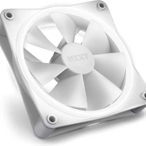 NZXT F120 RGB Duo Case Fan με Σύνδεση 4-Pin PWM Λευκό