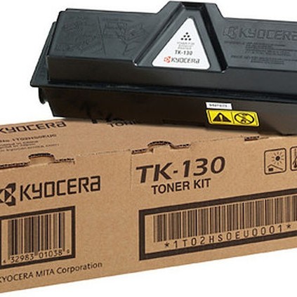 Kyocera TK-130 Γνήσιο Toner Laser Εκτυπωτή Μαύρο 7200 Σελίδων (1T02HS0EUC)