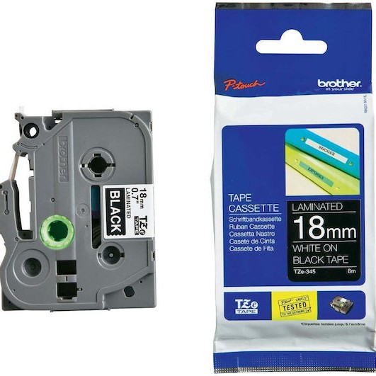 Brother P-touch Ταινία Ετικετογράφου σε Λευκό Χρώμα