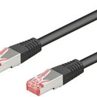 Goobay S/FTP Cat.6 Καλώδιο Δικτύου Ethernet 0.5m Μαύρο 1τμχ