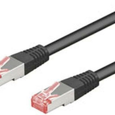 Goobay S/FTP Cat.6 Καλώδιο Δικτύου Ethernet 0.5m Μαύρο 1τμχ