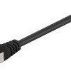 Goobay S/FTP Cat.6 Καλώδιο Δικτύου Ethernet 0.5m Μαύρο 1τμχ