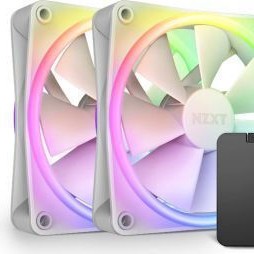NZXT F120 RGB Duo Case Fan με Σύνδεση 4-Pin PWM Λευκό