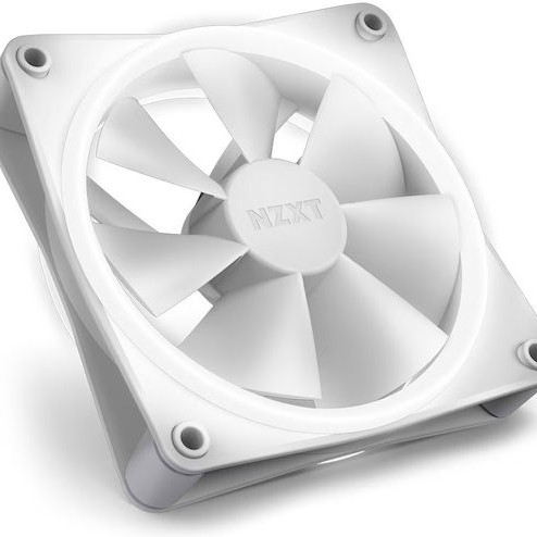 NZXT F120 RGB Duo Case Fan με Σύνδεση 4-Pin PWM Λευκό