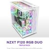 NZXT F120 RGB Duo Case Fan με Σύνδεση 4-Pin PWM Λευκό