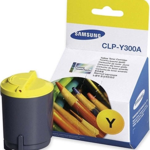 Samsung CLP-Y300A Γνήσιο Toner Laser Εκτυπωτή Κίτρινο 1000 Σελίδων (CLP-Y300A/ELS)