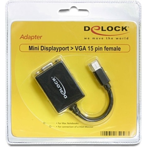 DeLock mini DisplayPort male - VGA female (65256)