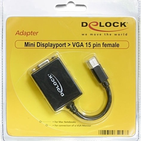 DeLock mini DisplayPort male - VGA female (65256)