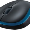 Logitech M185 Ασύρματο Mini Ποντίκι Black/Blue
