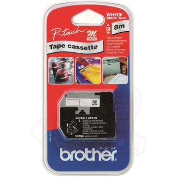 Brother P-touch Ταινία Ετικετογράφου 8m x 9mm σε Μαύρο Χρώμα