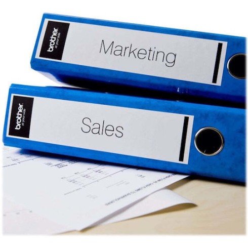 Brother Ταινία Ετικετογράφου 30.5m x 62mm σε Λευκό Χρώμα