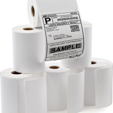 Brother 300 Αυτοκόλλητες Ετικέτες σε Ρολό για Εκτυπωτή Ετικετών 100x62mm