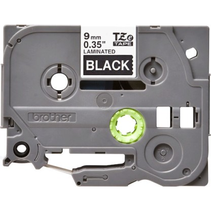 Brother Ταινία Ετικετογράφου 8m x 9mm σε Μαύρο Χρώμα