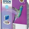 Epson T0805 Γνήσιο Μελάνι Εκτυπωτή InkJet Ανοιχτό Κυανό (C13T08054010 C13T08054011)