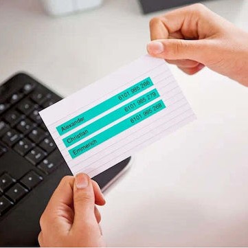 Brother Tze-721 Ταινία Ετικετογράφου σε Μαύρο Χρώμα