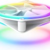 NZXT F140 RGB Duo Case Fan με Σύνδεση 4-Pin PWM 2τμχ Λευκό
