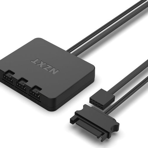 NZXT F140 RGB Duo Case Fan με Σύνδεση 4-Pin PWM 2τμχ Λευκό