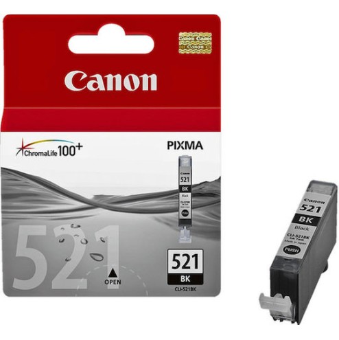 Canon CLI-521 Γνήσιο Μελάνι Εκτυπωτή InkJet Μαύρο (2933B001)