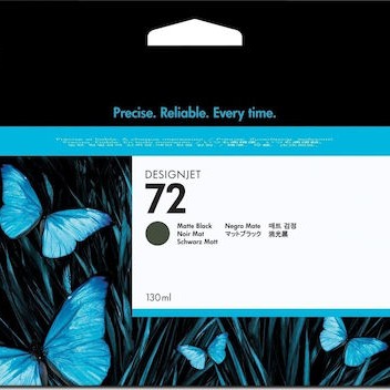 HP 72 Γνήσιο Μελάνι Εκτυπωτή InkJet Matte Μαύρο (C9403A)