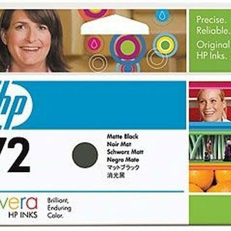 HP 72 Γνήσιο Μελάνι Εκτυπωτή InkJet Matte Μαύρο (C9403A)
